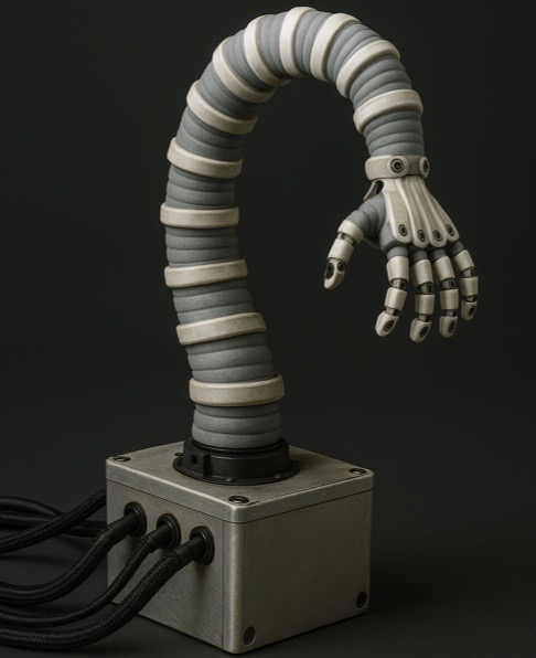 Continuum tentacle arm concept